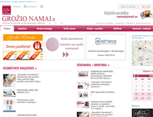 Tablet Screenshot of grozionamai.lt